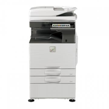 夏普（SHARP) MX-B6081D黑白数码复印机(主机+双面送稿器+双纸盒带落地工作台DE25N+走纸连接组件RB25N+鞍式装订FN29）