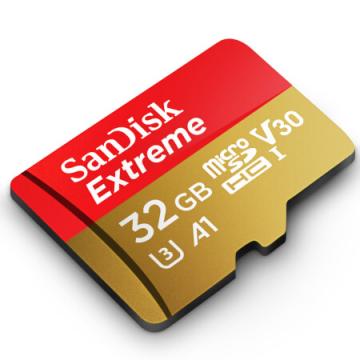 闪迪（SanDisk）32GB TF（MicroSD）存储卡 U3 C10 A1 V30 4K 至尊极速移动版内存卡 读速100MB/s 写速60MB/s