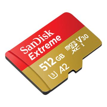 闪迪（SanDisk）A2 512GB TF（MicroSD）存储卡 V30 U3 4K 至尊极速移动版内存卡 读速160MB/s 写速90MB/s