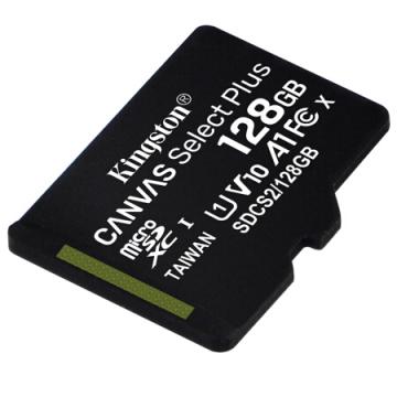 金士顿（Kingston）128GB TF（MicroSD） 存储卡 U1 A1 V10 手机内存卡 switch内存卡 读速100MB/s 