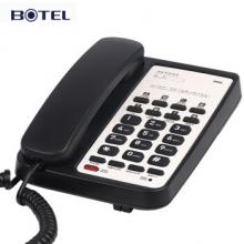 宝泰尔 电话机座机 免提通话 单键记忆存储号码 无屏可壁挂酒店专用机 P005 黑色