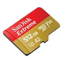 闪迪（SanDisk）A2 512GB TF（MicroSD）存储卡 V30 U3 4K 至尊极速移动版内存卡 读速160MB/s 写速90MB/s
