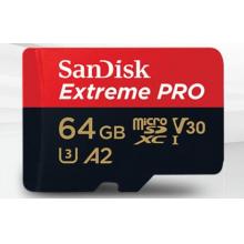 闪迪（SanDisk）64GB TF（MicroSD）存储卡 U3 C10 A2 V30 4K 至尊超极速移动版内存卡 读速170MB/s