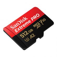 闪迪（SanDisk）A2 512GB TF（MicroSD）存储卡 V30 U3 4K至尊超极速移动版内存卡 读速170MB/s 写速90MB/s