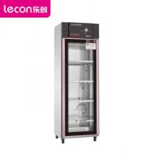 乐创（lecon）商用消毒柜中温餐具柜平板式层架密胺400L消毒柜不锈钢大型学校餐厅饭堂消毒碗柜LC-J-XD500B
