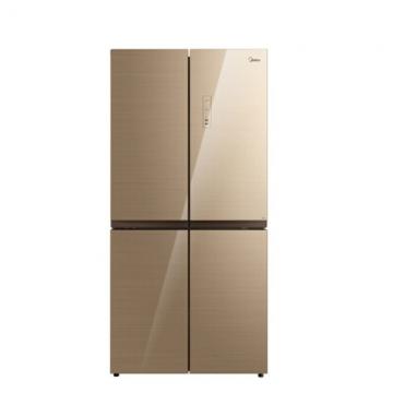 美的 电冰箱BCD-456WGM 凯撒金 十字对开门风冷无霜 铂金净味 智能变频冰箱