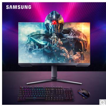 三星（SAMSUNG）23.8英寸 G32A 165Hz 1ms 窄边框 FreeSync 旋转升降底座显示器(S24AG322NC)