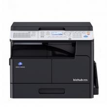 柯尼卡美能达bizhub 205i A3黑白复合机打印复印扫描多功能一体机办公商用 205i官方标配（盖板配置-网线连接+彩色扫描）