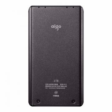 爱国者（aigo）M21 移动硬盘触控式 USB3.0 数字加密