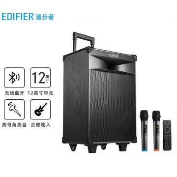 漫步者PW312 12英寸舞台级户外移动音箱（含无线麦克风*2套）×单位：台